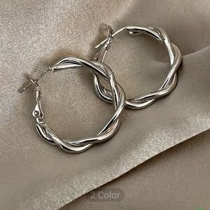 Twisted Hoop Earrings